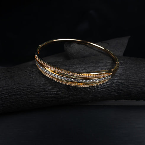 Spiral Pave Diamond Bracelets - D3